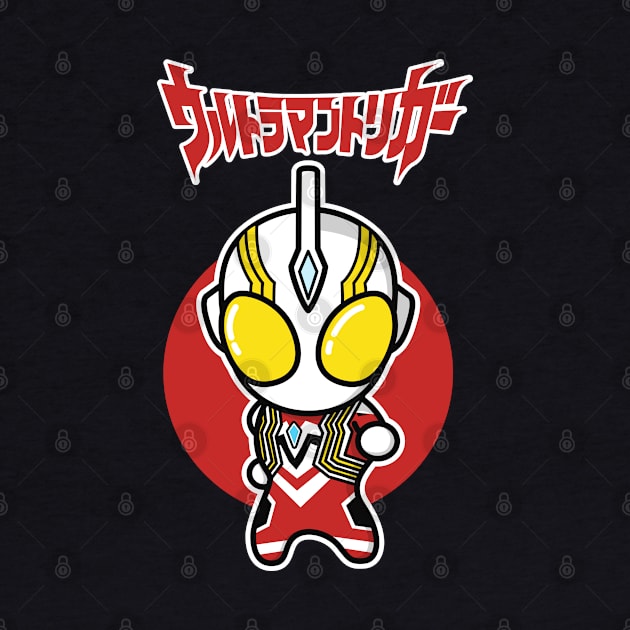 Ultraman Trigger Strong Type Chibi Style Kawaii by The Toku Verse